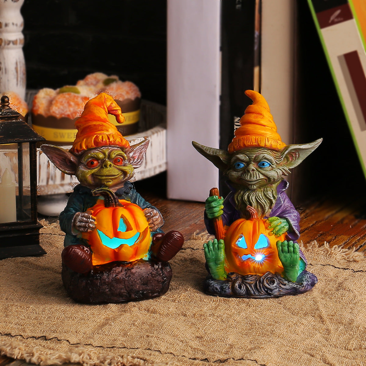 Wholesale UV Resin Art pumpkin lantern